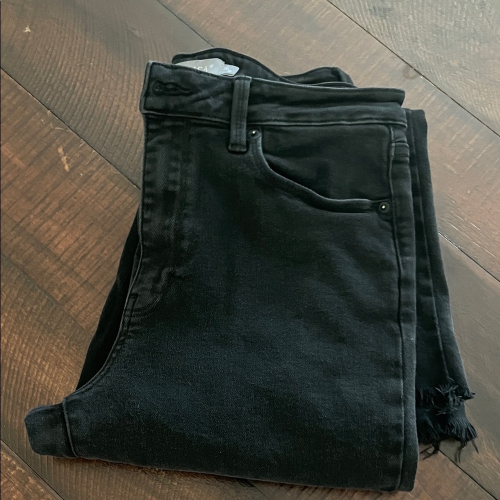 Just USA Charcoal Cropped Jeans